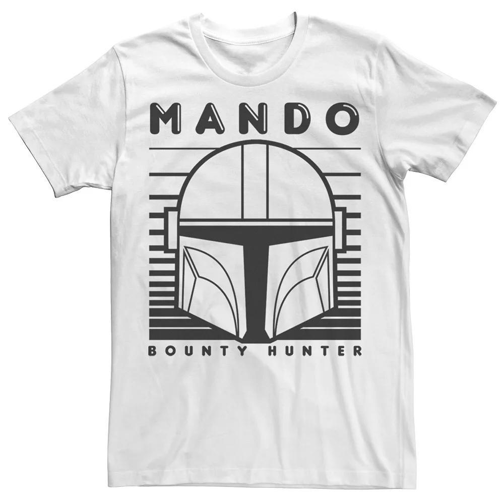 Men's Star Wars The Mandalorian Moff Gideion Badge Stamp Tee, Size: XL, White Product Image