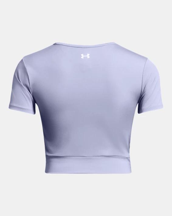 Womens Under Armour Motion Crossover Crop Short Sleeve Tee Product Image