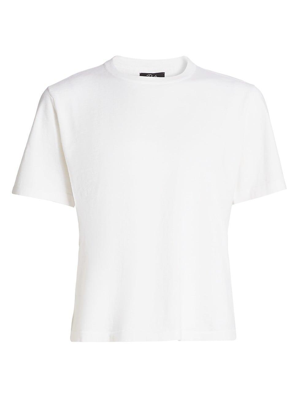 Womens Cotton-Cashmere T-Shirt Product Image