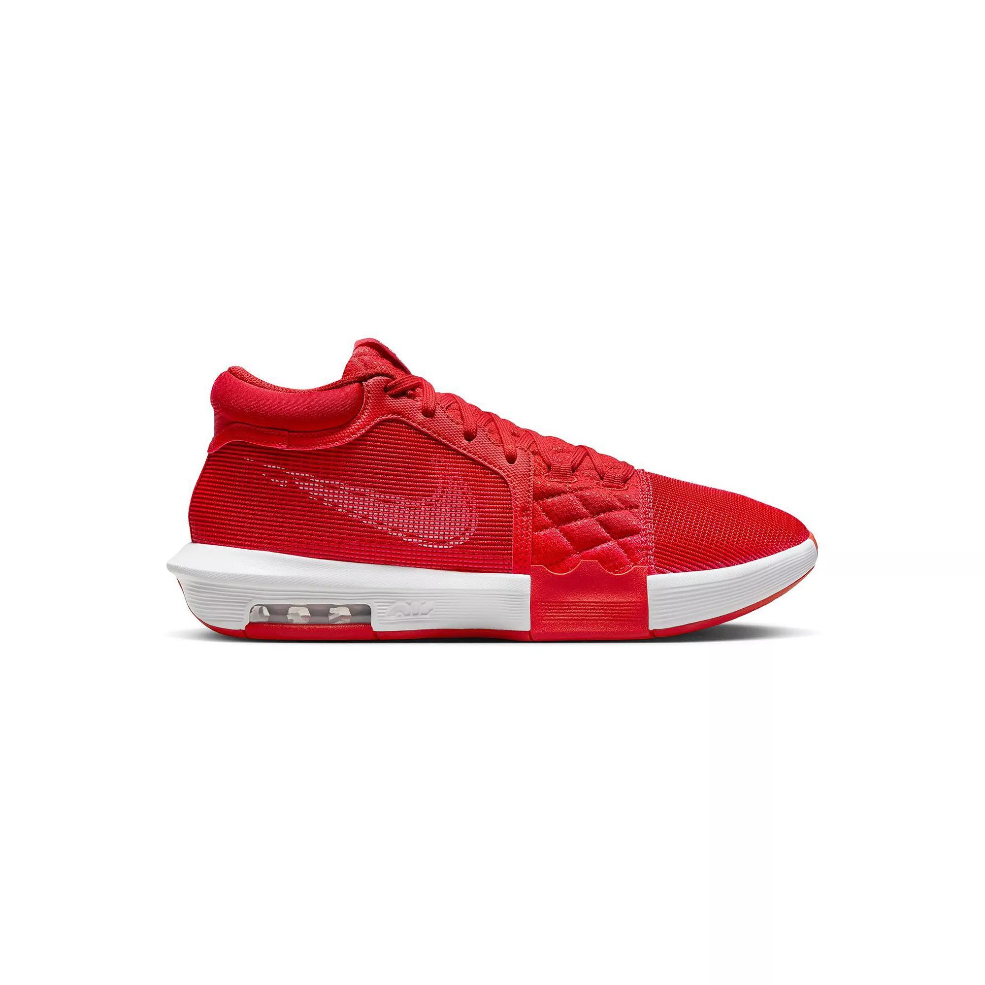 Men's Nike Lebron Witness 8 Basketball Shoes, Size: 14, Red White Red Product Image