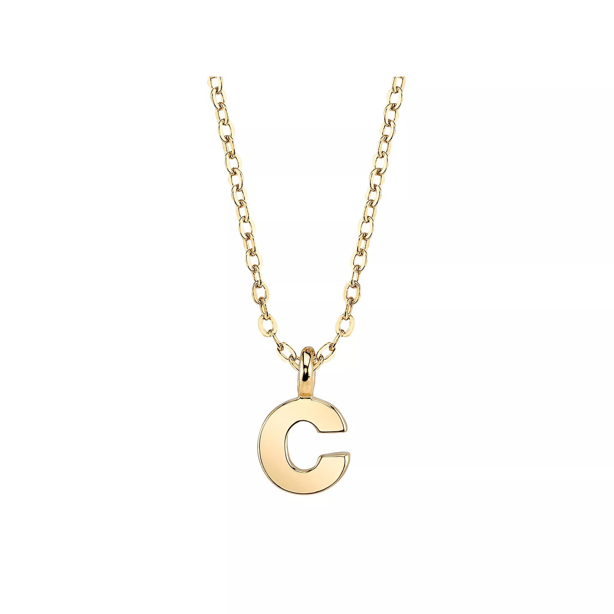 1928 Initial Pendant Necklace, Womens Product Image
