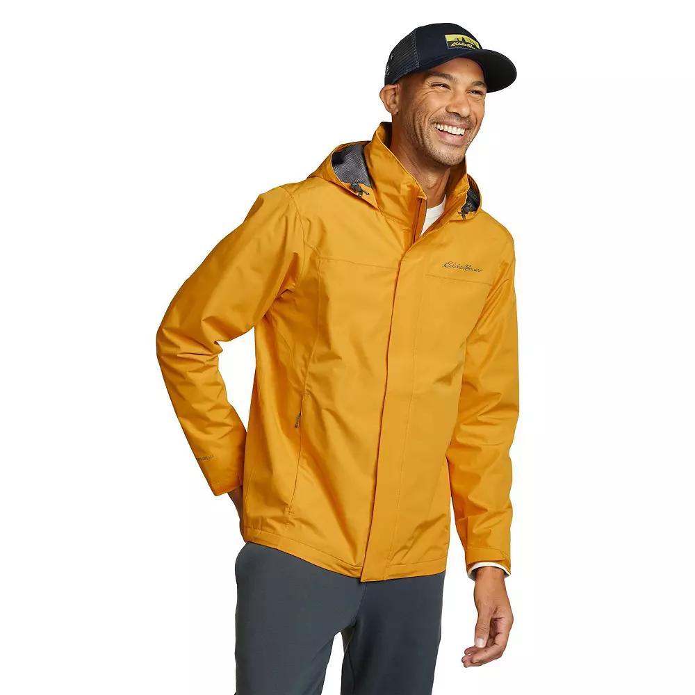 Men's Eddie Bauer Packable Rainfoil Jacket, Size: Large, Dark Marigold Product Image