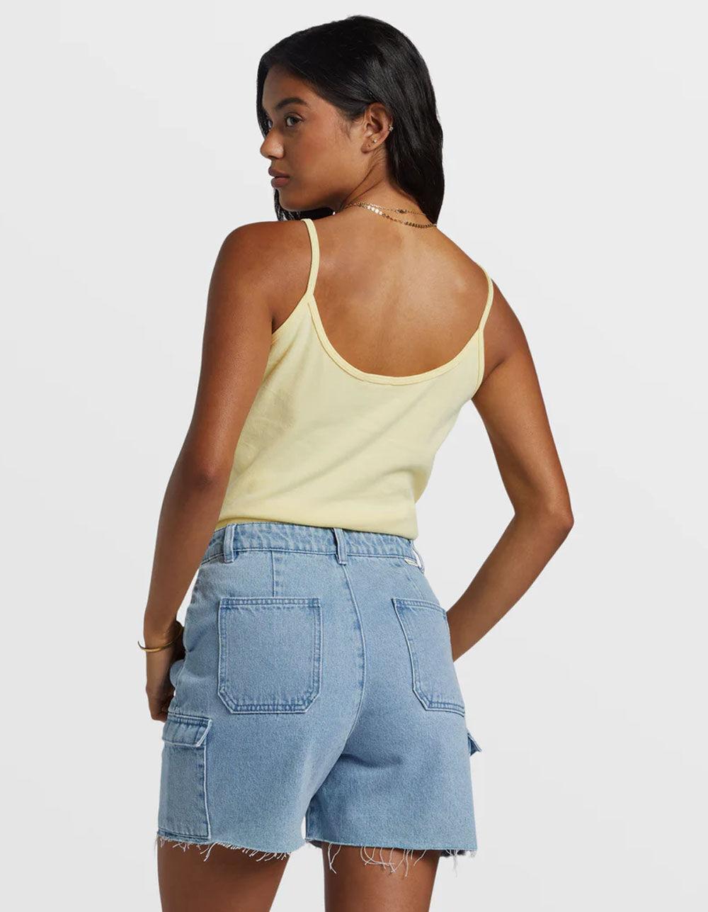 BILLABONG Westerly Womens Denim Cargo Shorts - DENIM Product Image