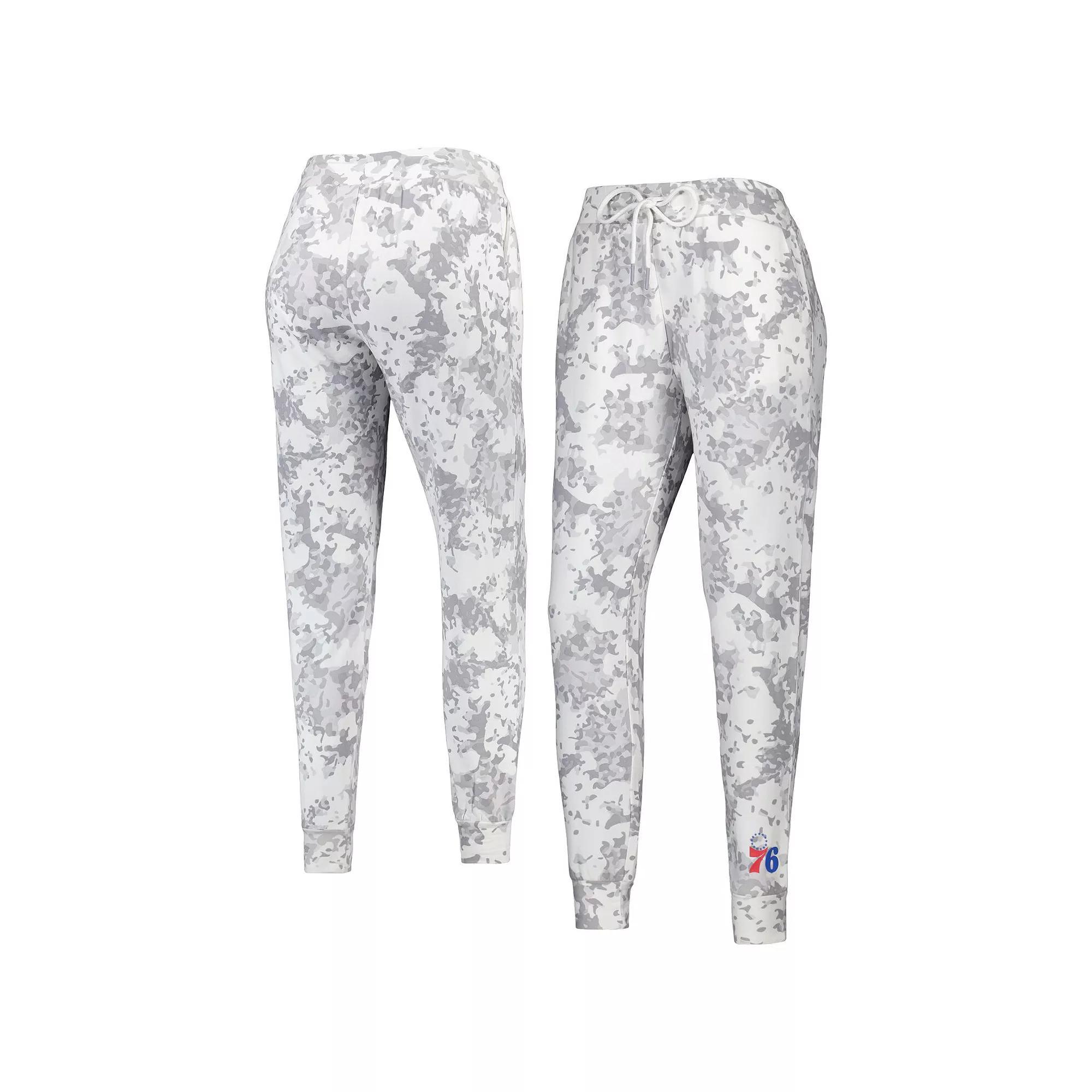 Women's Lusso Gray Philadelphia 76ers Melissa Tri-Blend Jogger Pants, Size: Large, 76r Grey Product Image