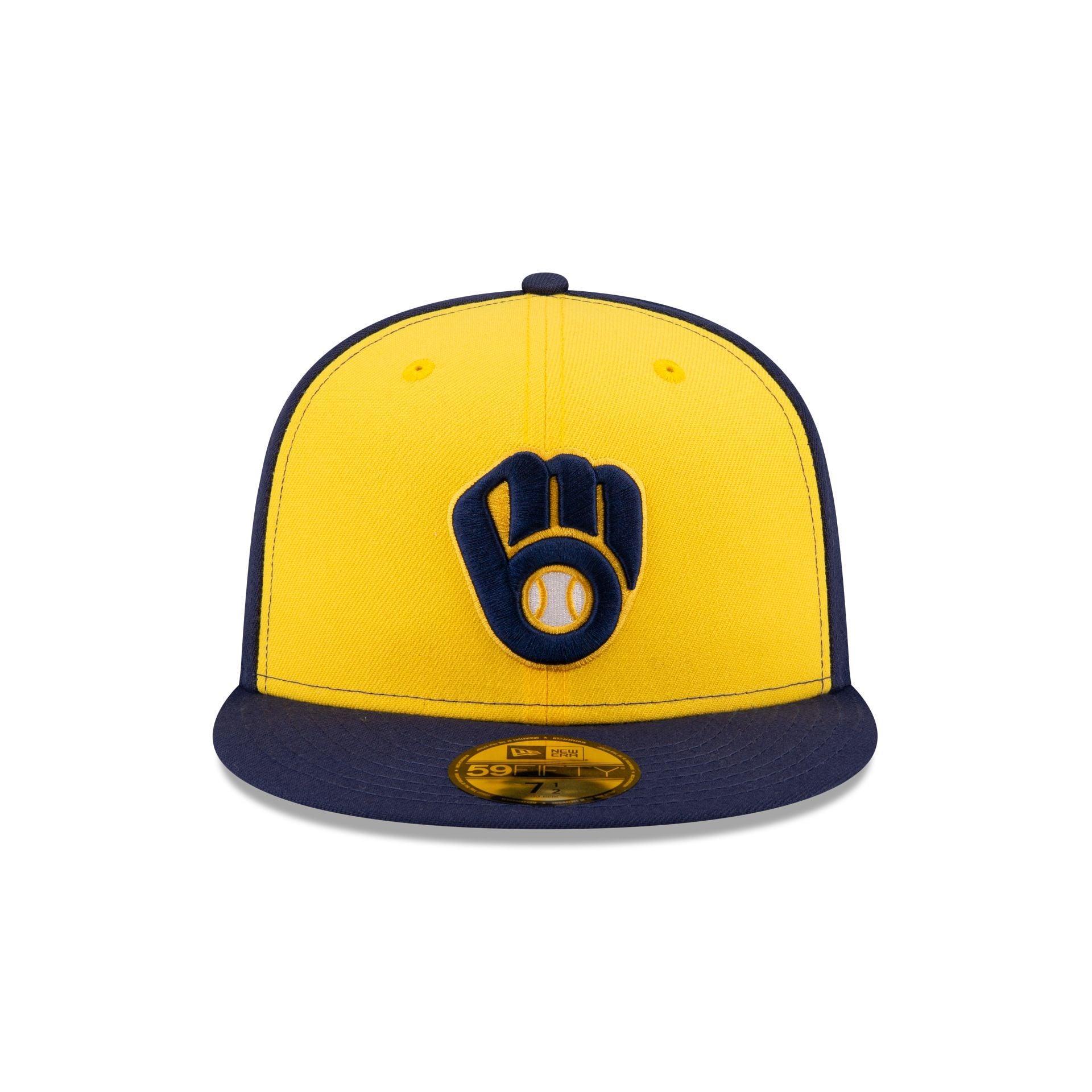 Milwaukee Brewers Authentic Collection Alt 59FIFTY Fitted Hat Male Product Image