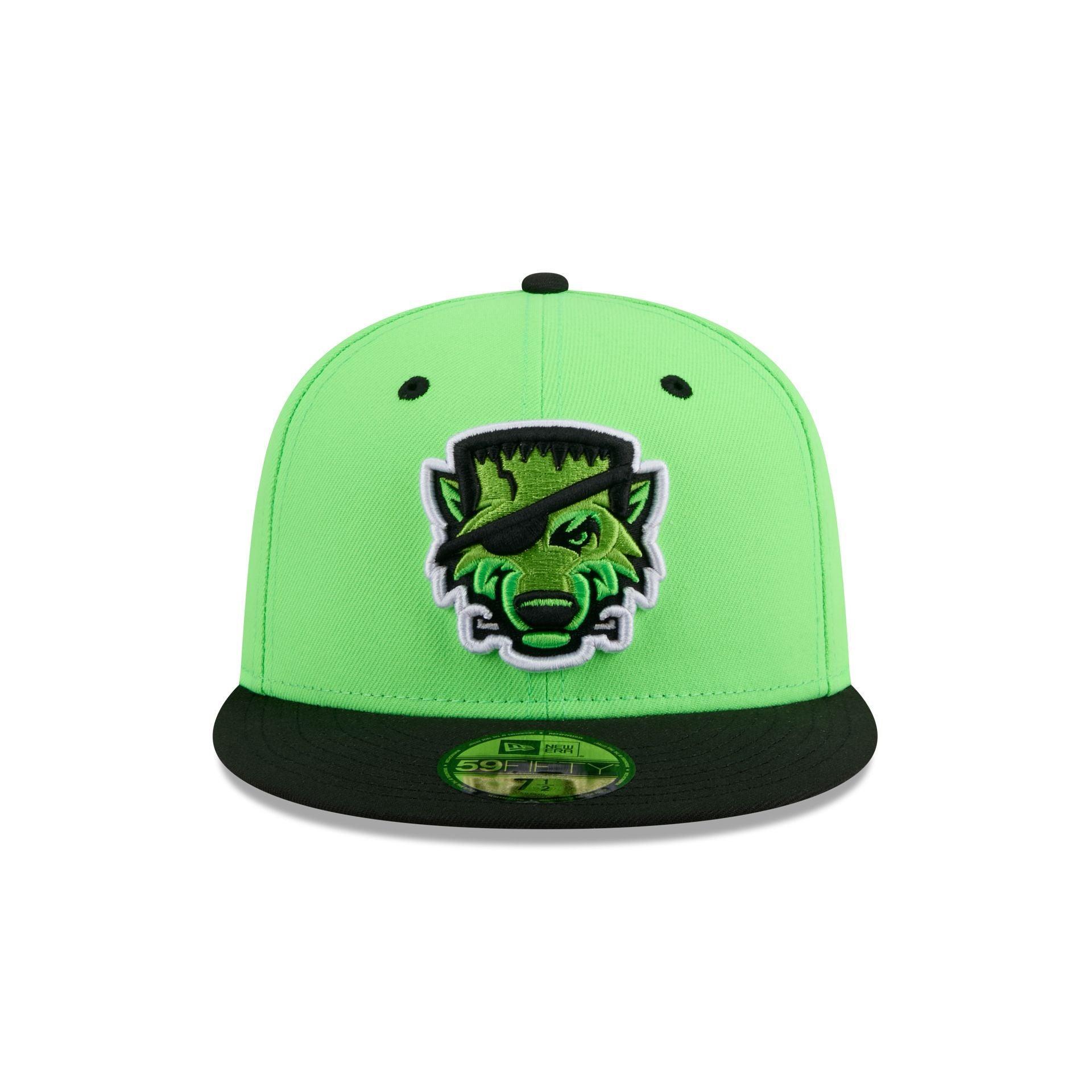 Erie SeaWolves Theme Night Green 59FIFTY Fitted Hat Male Product Image