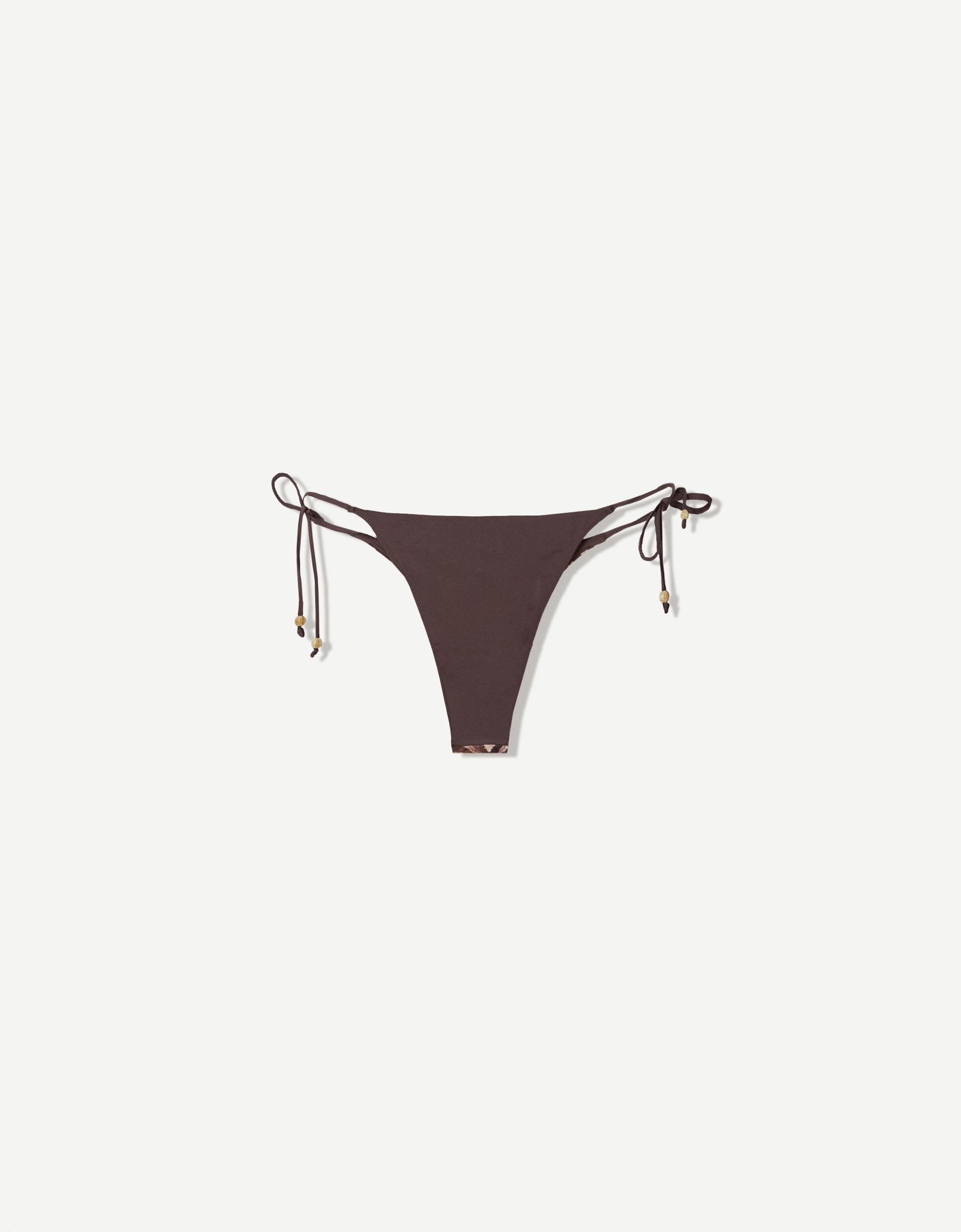 Spiral print bikini bottoms Product Image
