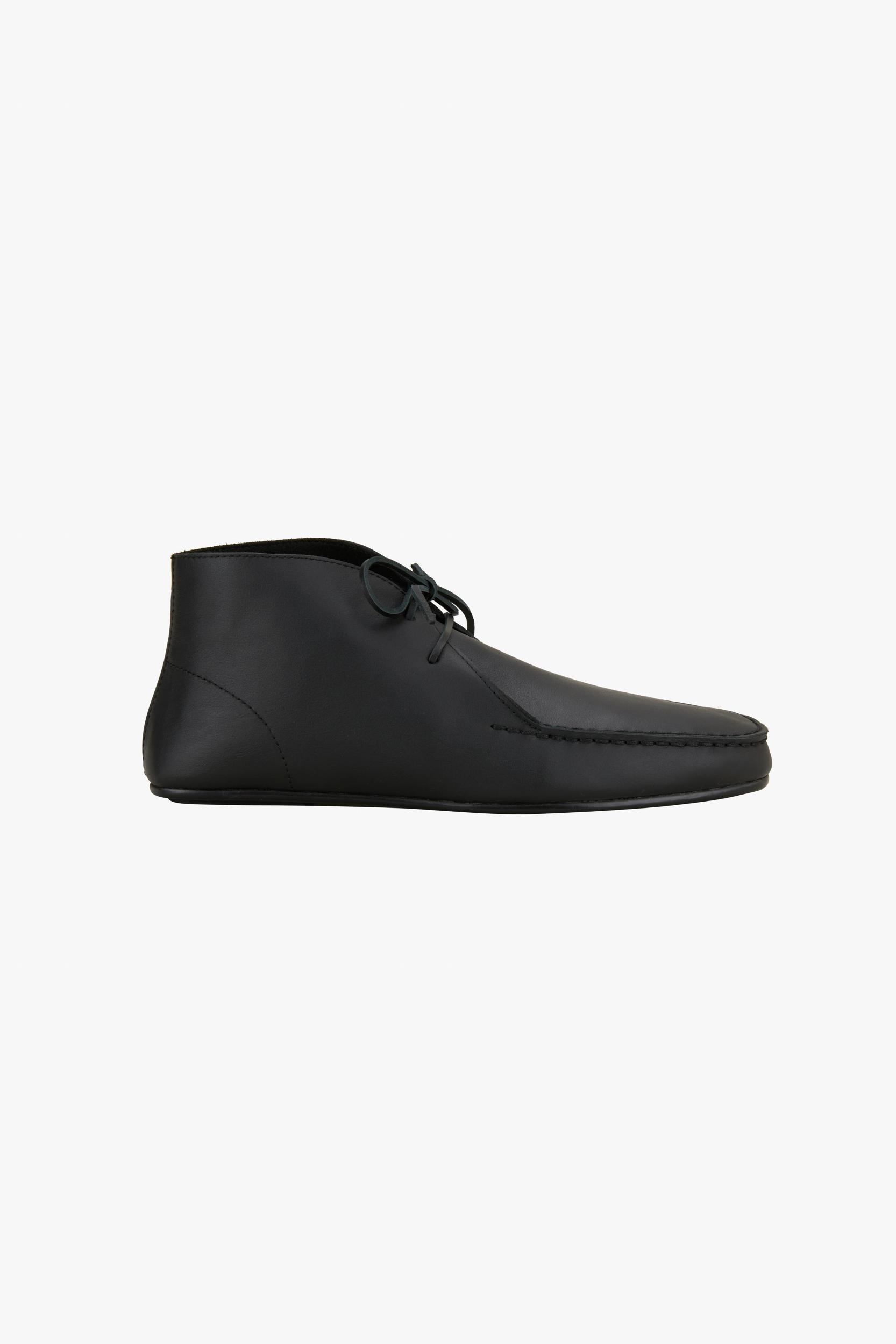 LEATHER ANKLE BOOTS X STEFANO PILATI Product Image