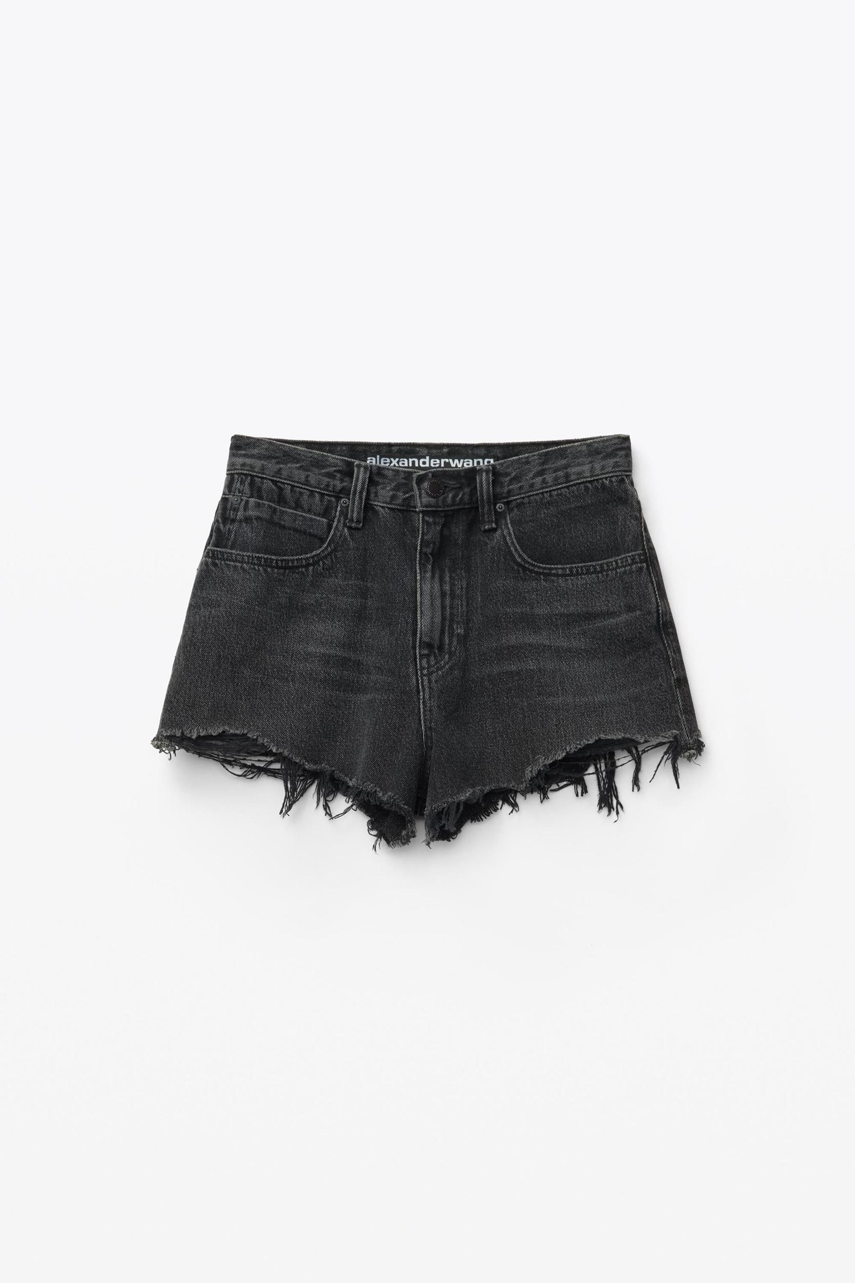 Bite Short In Grey Aged Denim Product Image