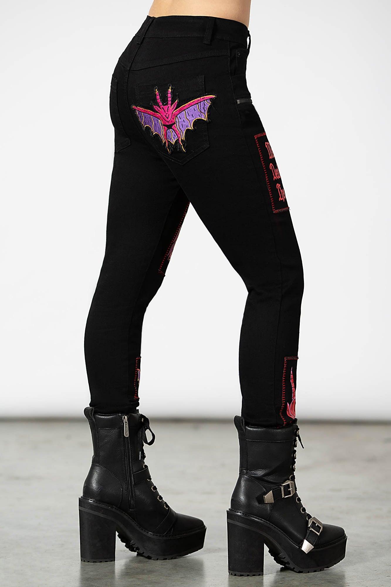 Dealer Patched Jeans - Resurrect Female Product Image