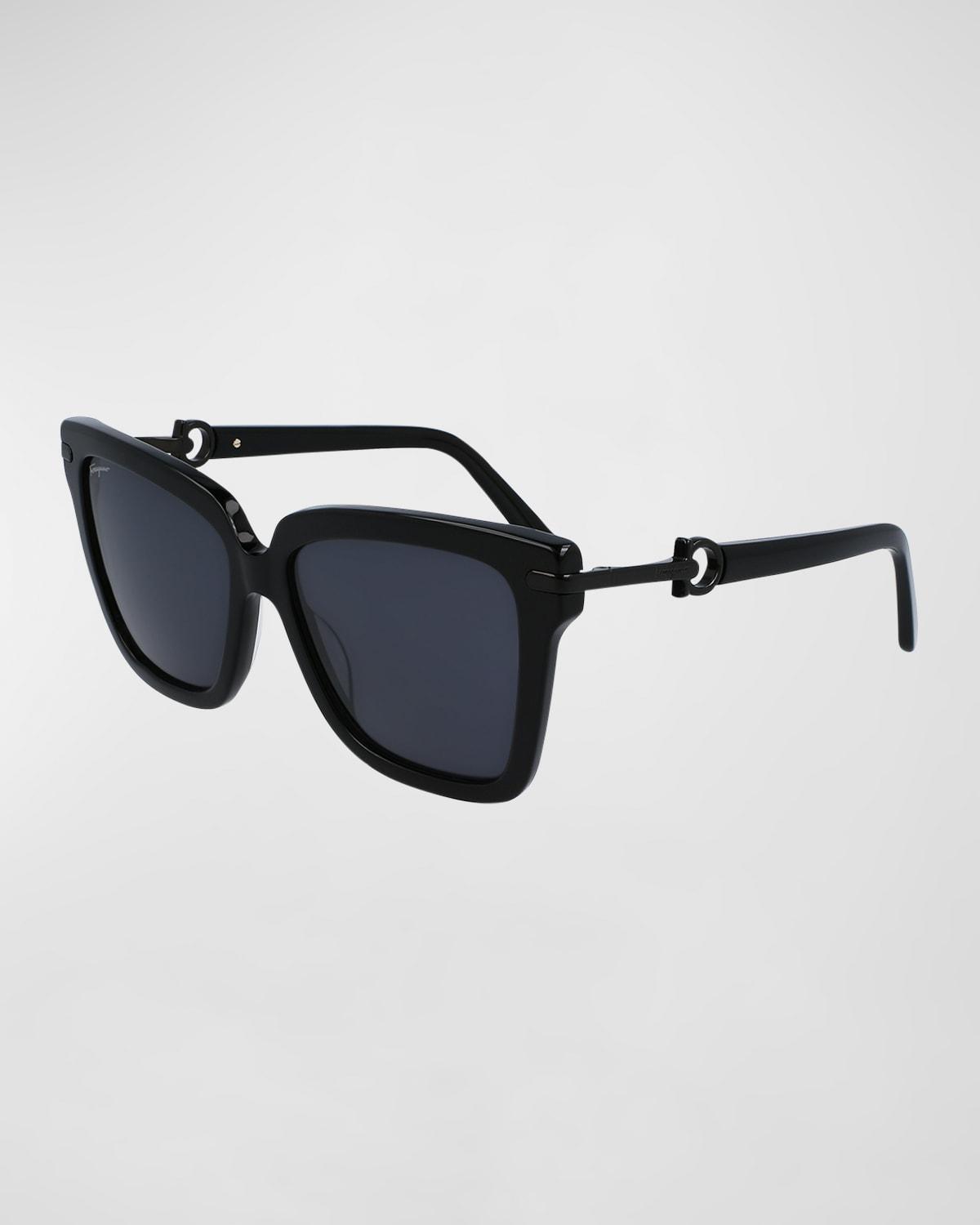 Gancini Square Acetate Sunglasses Product Image