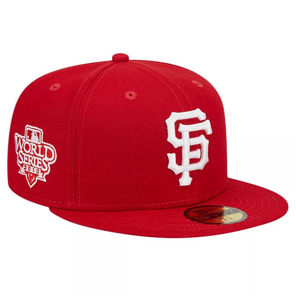 Men's New Era Red San Francisco Giants Logo 59FIFTY Fitted Hat, Size: 7 1/4 Product Image
