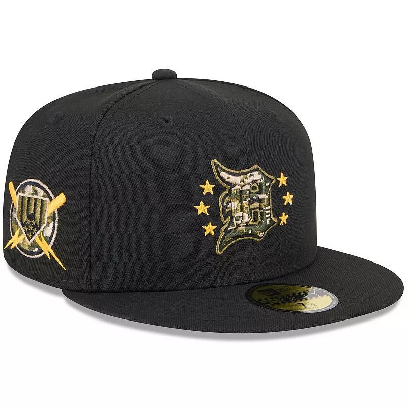 Mens New Era Black Cincinnati Reds Multi-Color Pack 59FIFTY Fitted Hat Product Image