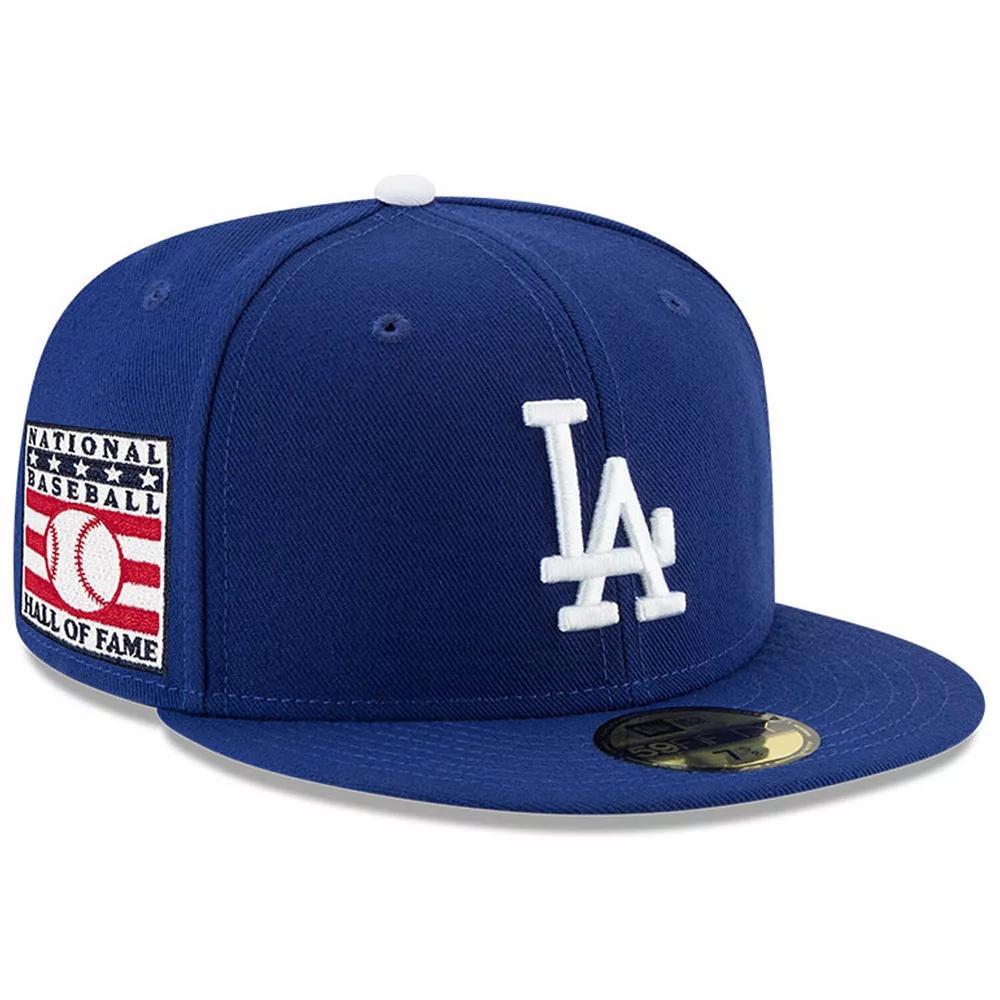 Men's New Era Royal Los Angeles Dodgers National Baseball Hall of Fame 59FIFTY Fitted Hat, Size: 7 3/4, Blue Product Image