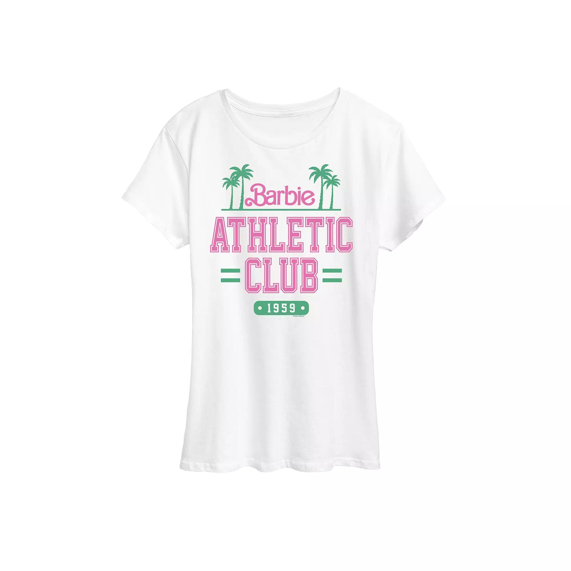 Womens Barbie Athletic Club Graphic Tee Blue Product Image