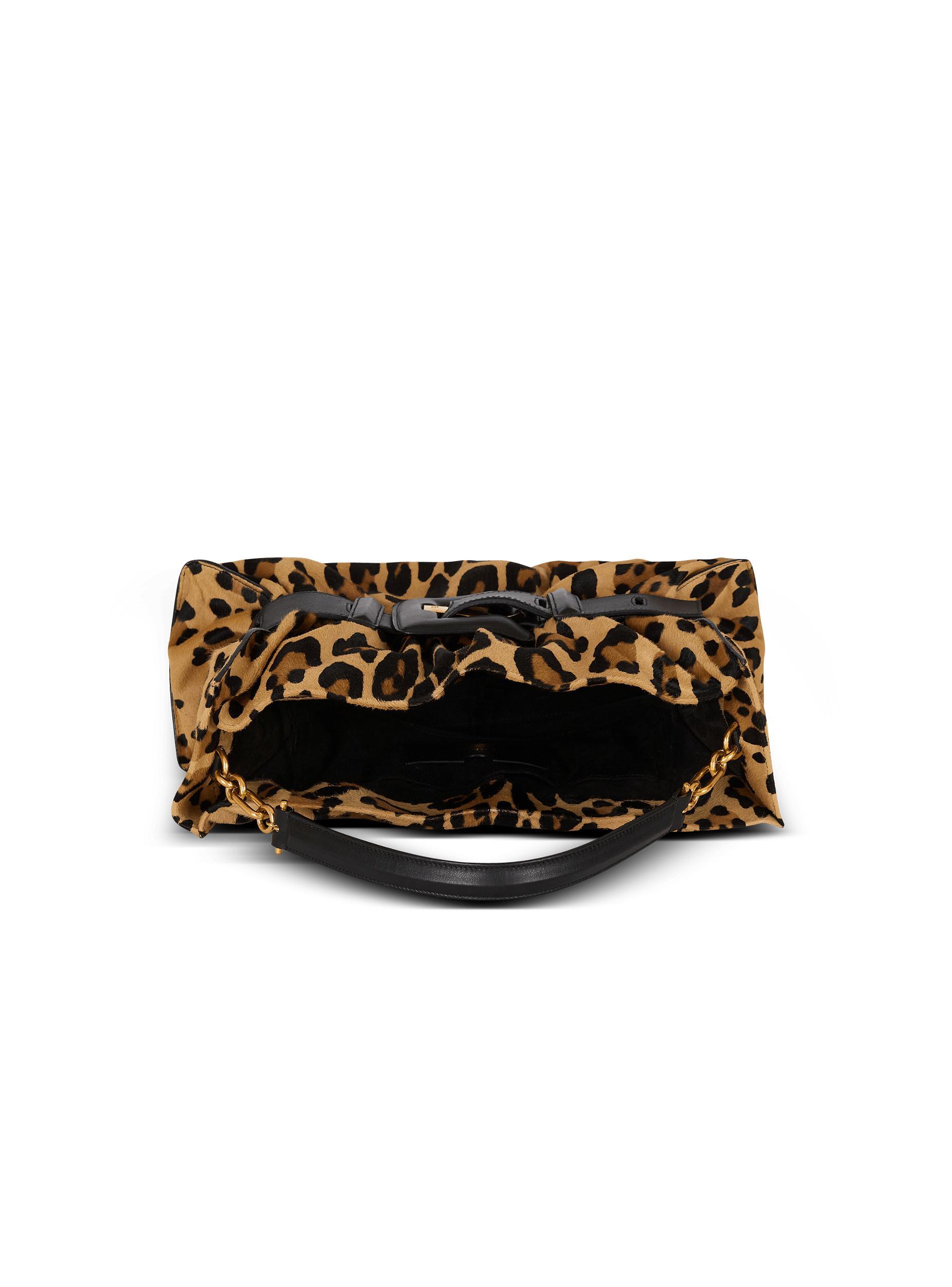 Anthem Medium ponyskin-style leopard print bag Product Image