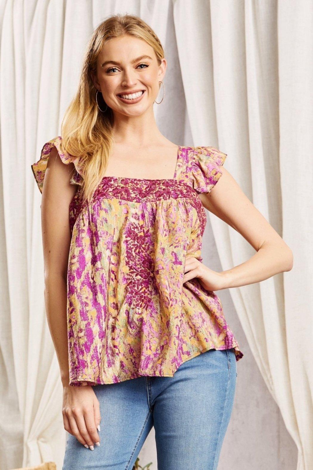 Square Neckline Top Product Image