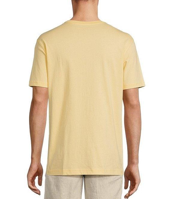 Caribbean Mai Tai Embroidery Short Sleeve T-Shirt Product Image