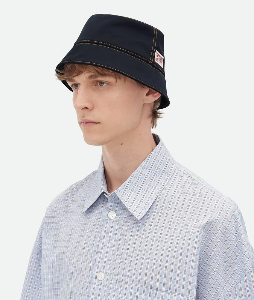 Men's Tech Nylon Bucket Hat in Navy Product Image