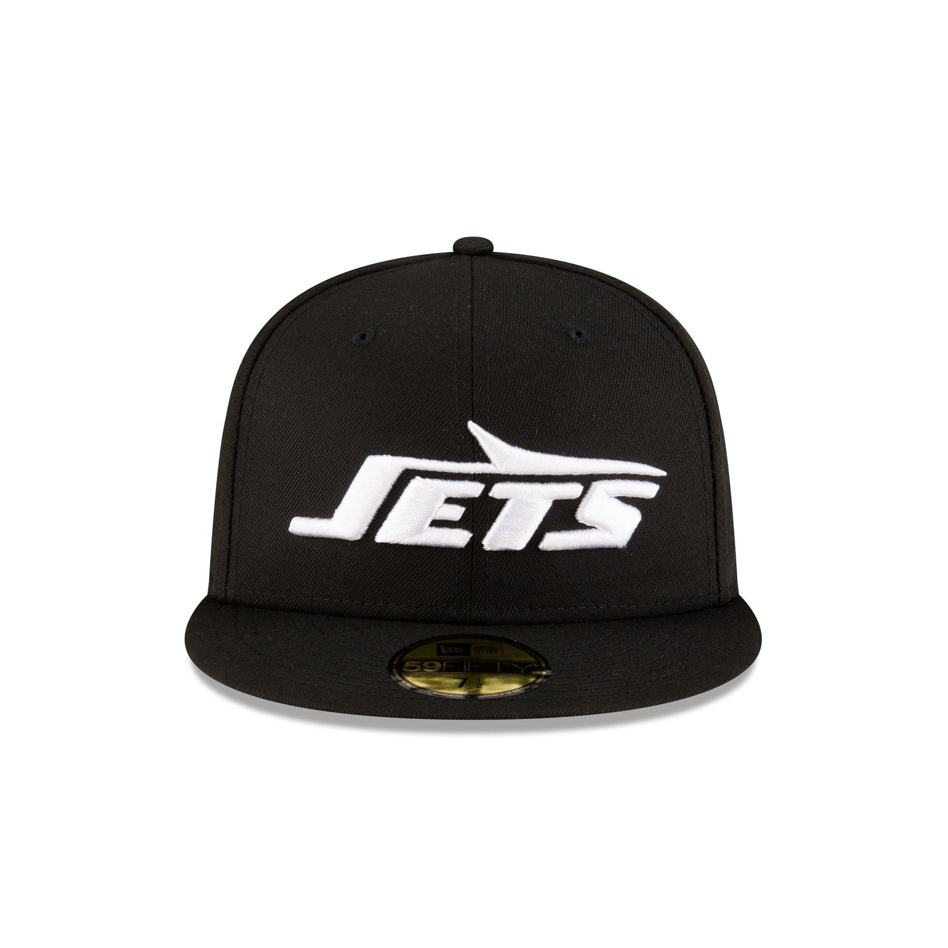 New York Jets Basic Black 59FIFTY Fitted Hat Male Product Image