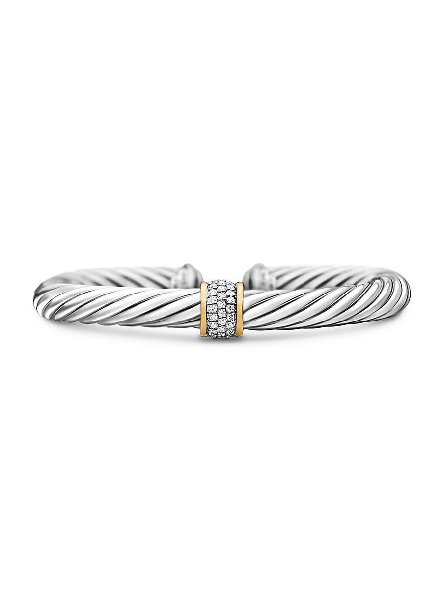 Cable Classics Bracelet with Diamonds and Gold Product Image