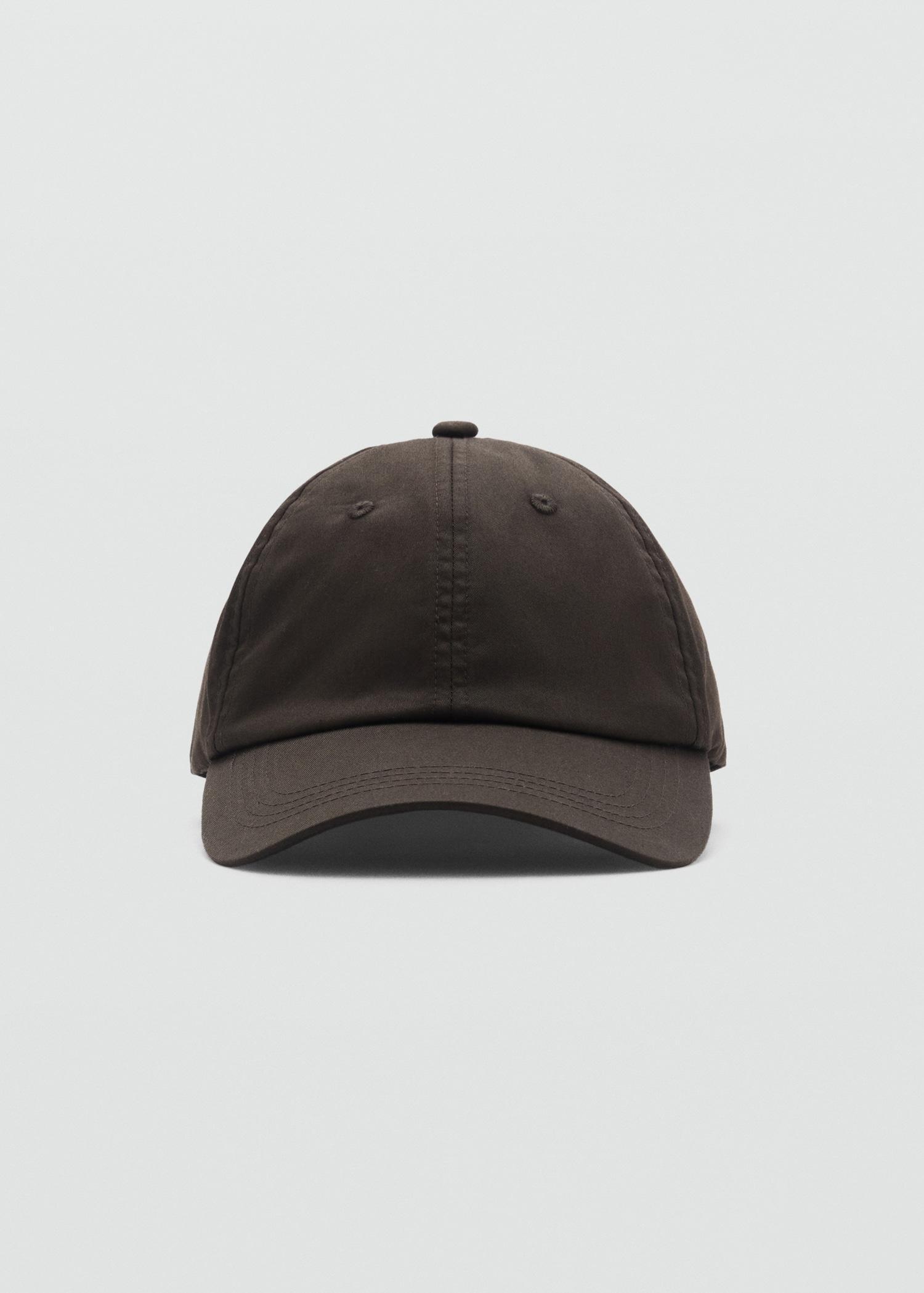 Cotton visor cap - Men | MANGO USA Product Image