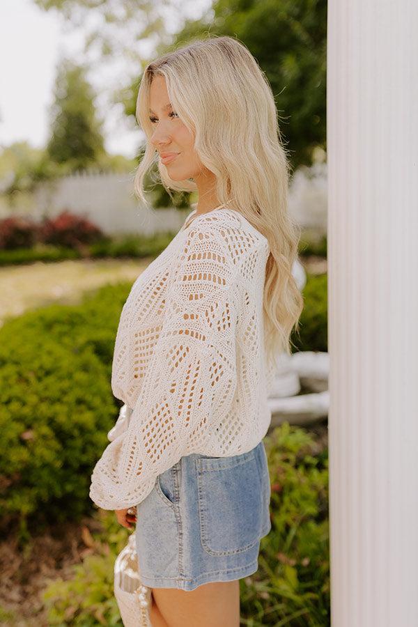 Feeling Breezy Knit Top Product Image