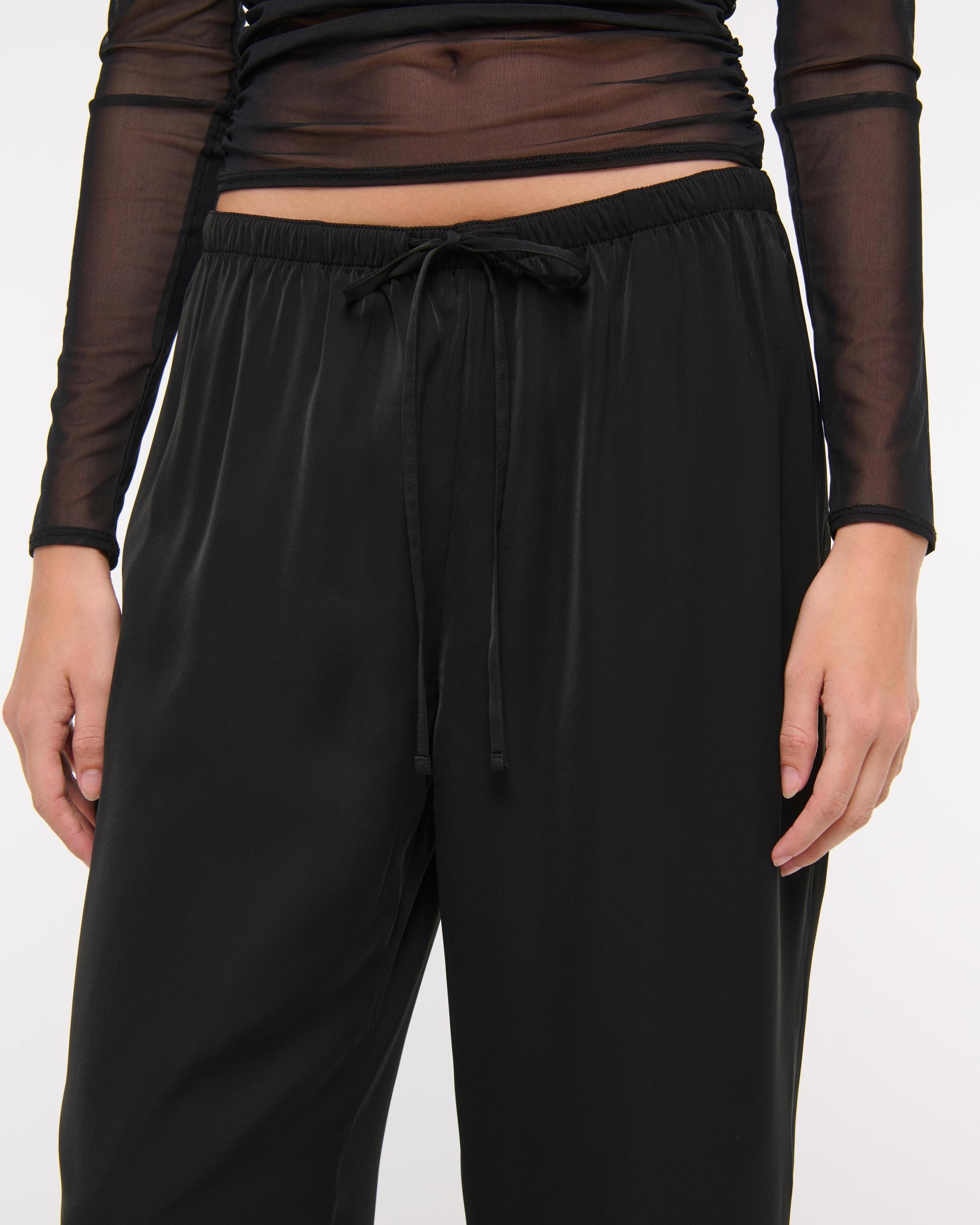 Drapey Wide Leg Pull-On Pant Product Image