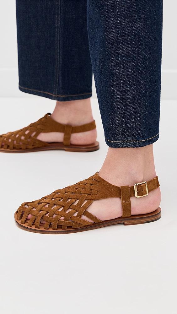Mansur Gavriel Woven Sandals | Shopbop Product Image