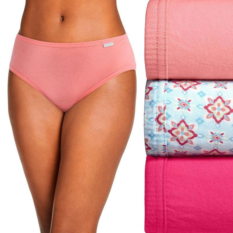 Women's Jockey® Elance 3-Pack Hipster Panty Set 1488, Size: 6, Pretty Meadow Team Product Image