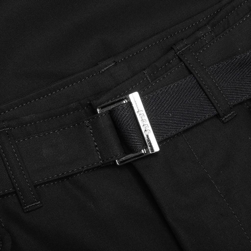 Cotton Twill Pants - Black Male Product Image