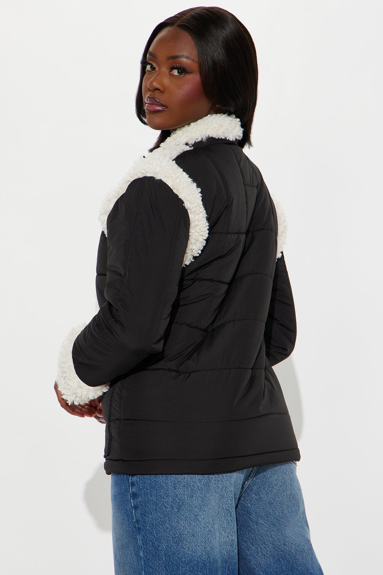 Warmer Days Puffer Jacket  - Black Product Image