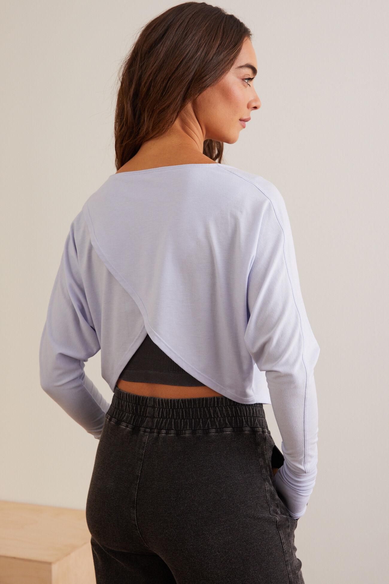 Sprint Layered Back Long Sleeve Top Product Image