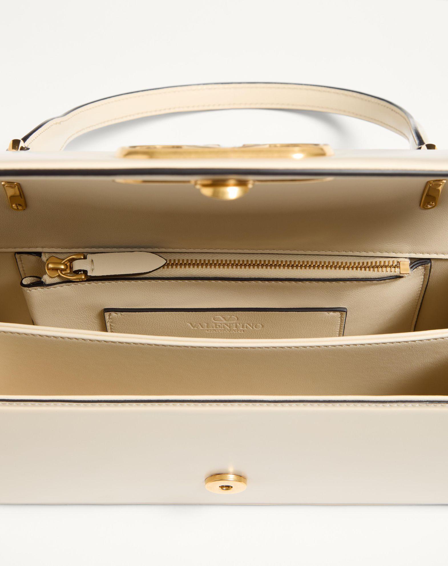 Valentino Garavani Vain Bag With Handle In Shiny Calfskin Product Image