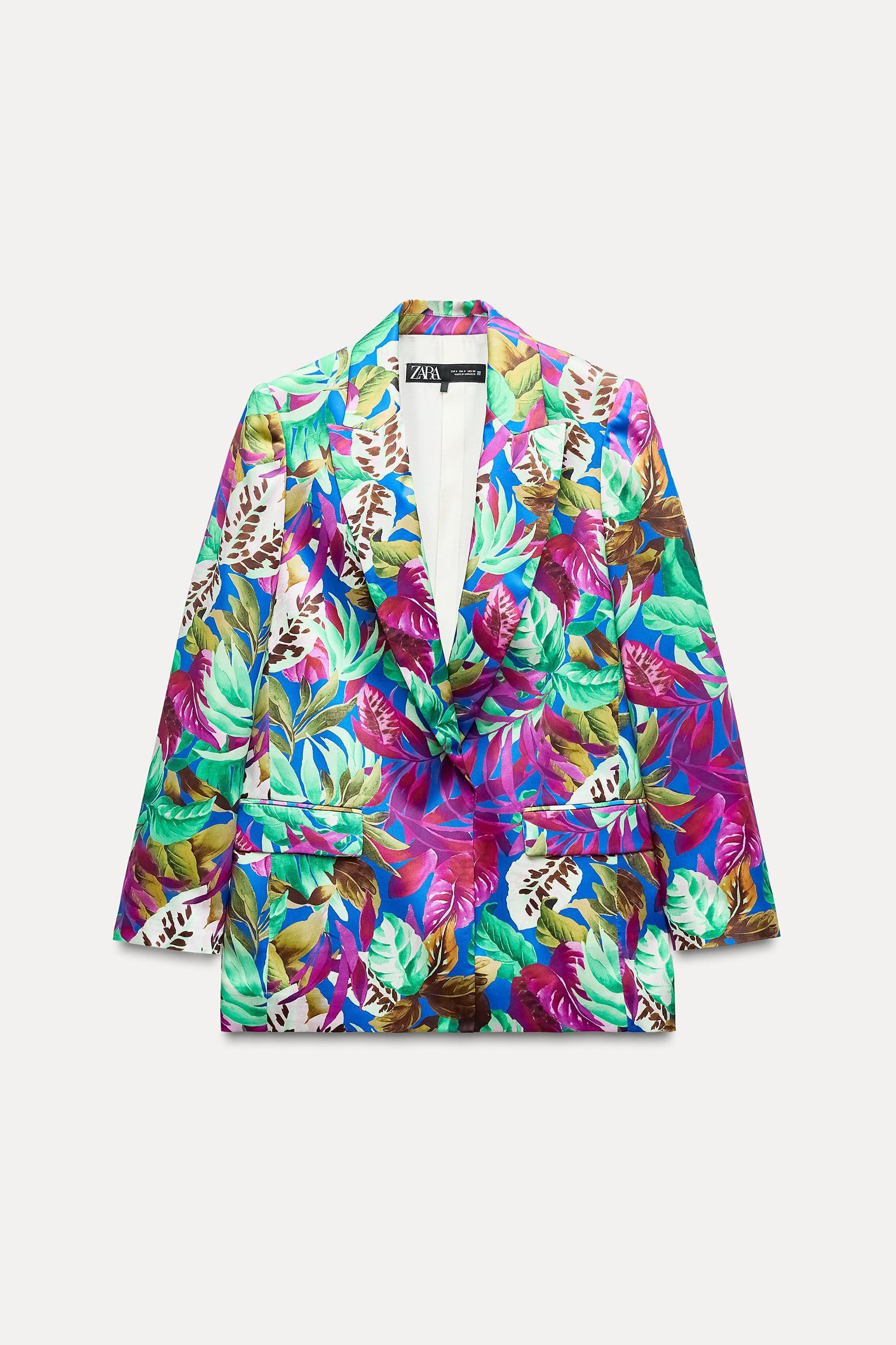 TROPICAL PRINT BLAZER Product Image