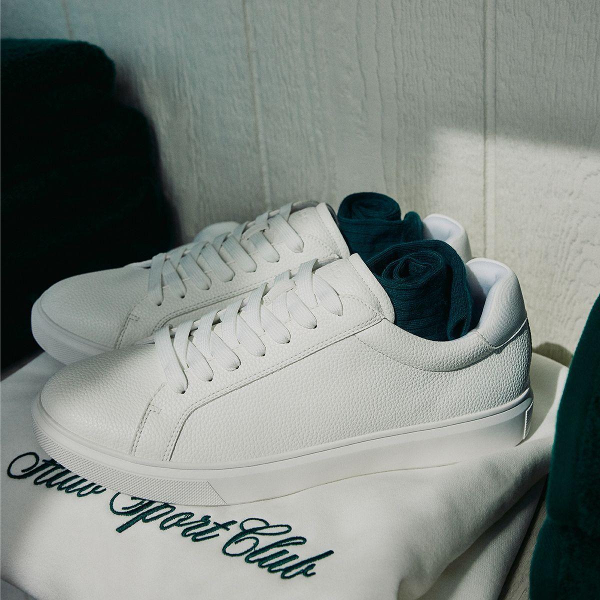 ALDO Clubmember - Men's Low Top Sneakers - White, Size 11 Product Image
