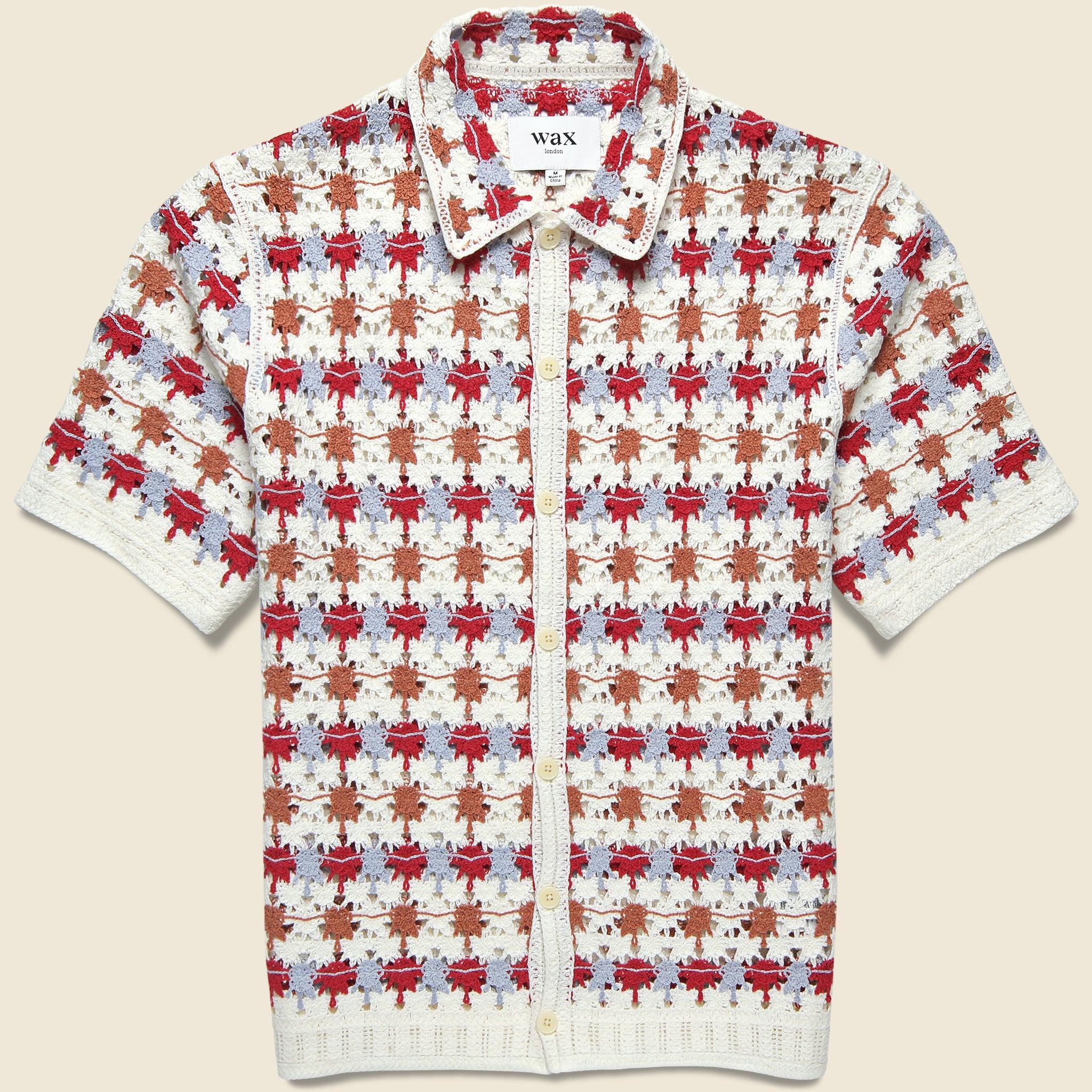 Crochet Porto Shirt - Ecru Product Image