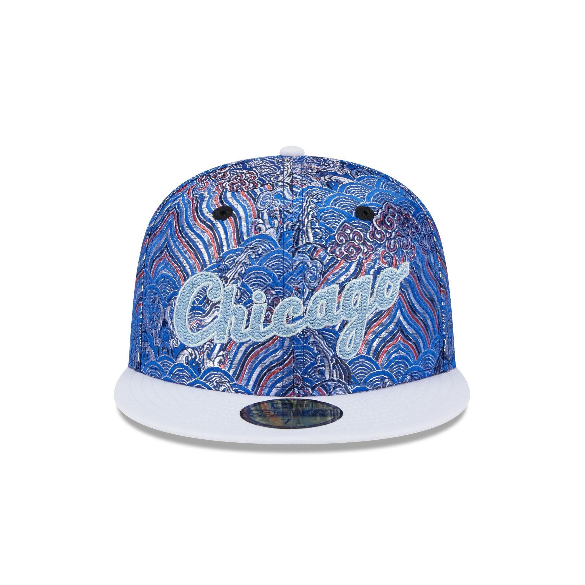 New York Mets Stained Glass 59FIFTY A-Frame Fitted Hat Male Product Image