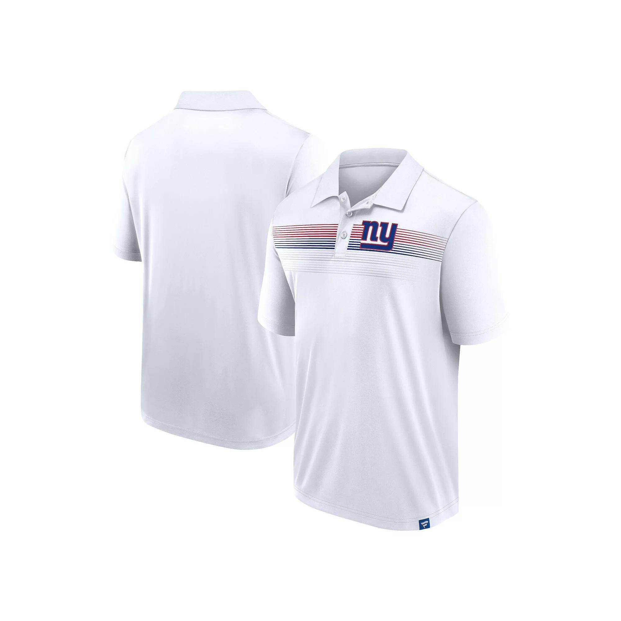 Men's Fanatics White New York Giants Big & Tall Sublimated Polo, Size: 3XB Product Image