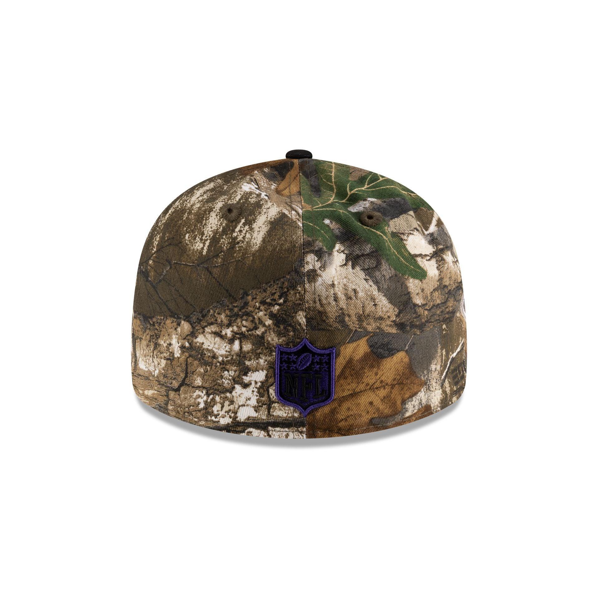 Just Caps Realtree Baltimore Ravens Low Profile 59FIFTY Fitted Hat Male Product Image