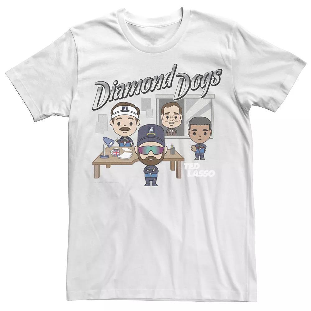 Men's Ted Lasso Diamond Dogs Office Graphic Tee, Size: Large, White Product Image