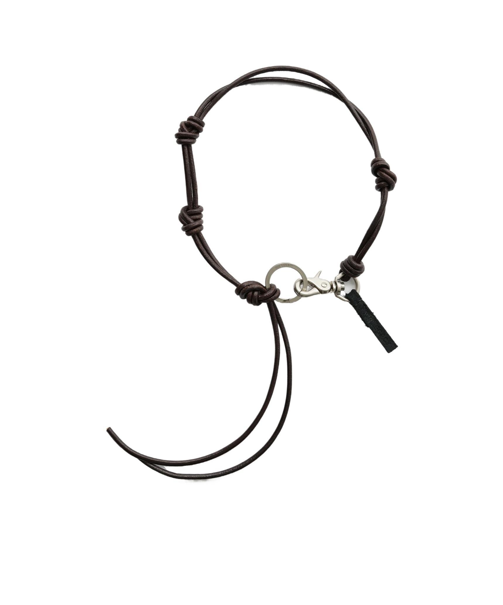 OUR LEGACY Logo Keychain In Black Product Image