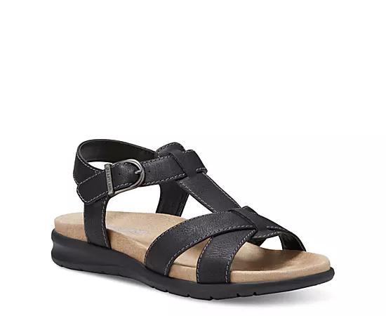 Eastland Kayla Women's Strappy Sandals, Size: 6, Black Product Image