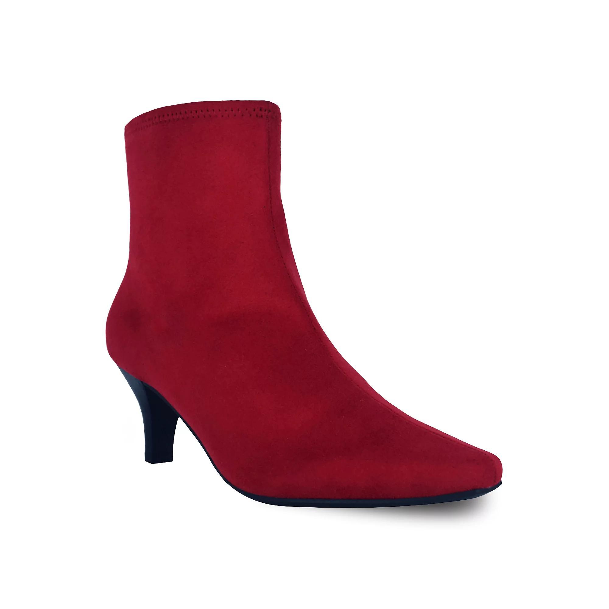 Impo Naja Women's Ankle Boots, Size: 6 Medium, Red Red Product Image
