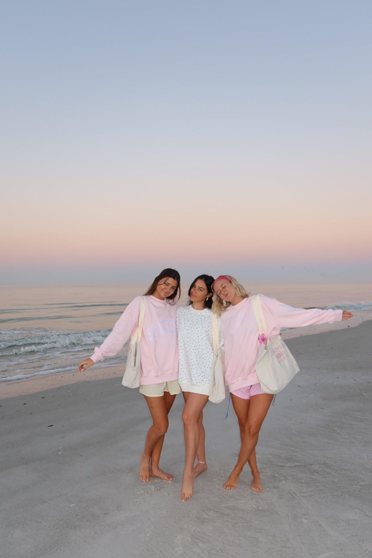 Sandstone Varsity Embroider Sweatshirt Girls Product Image