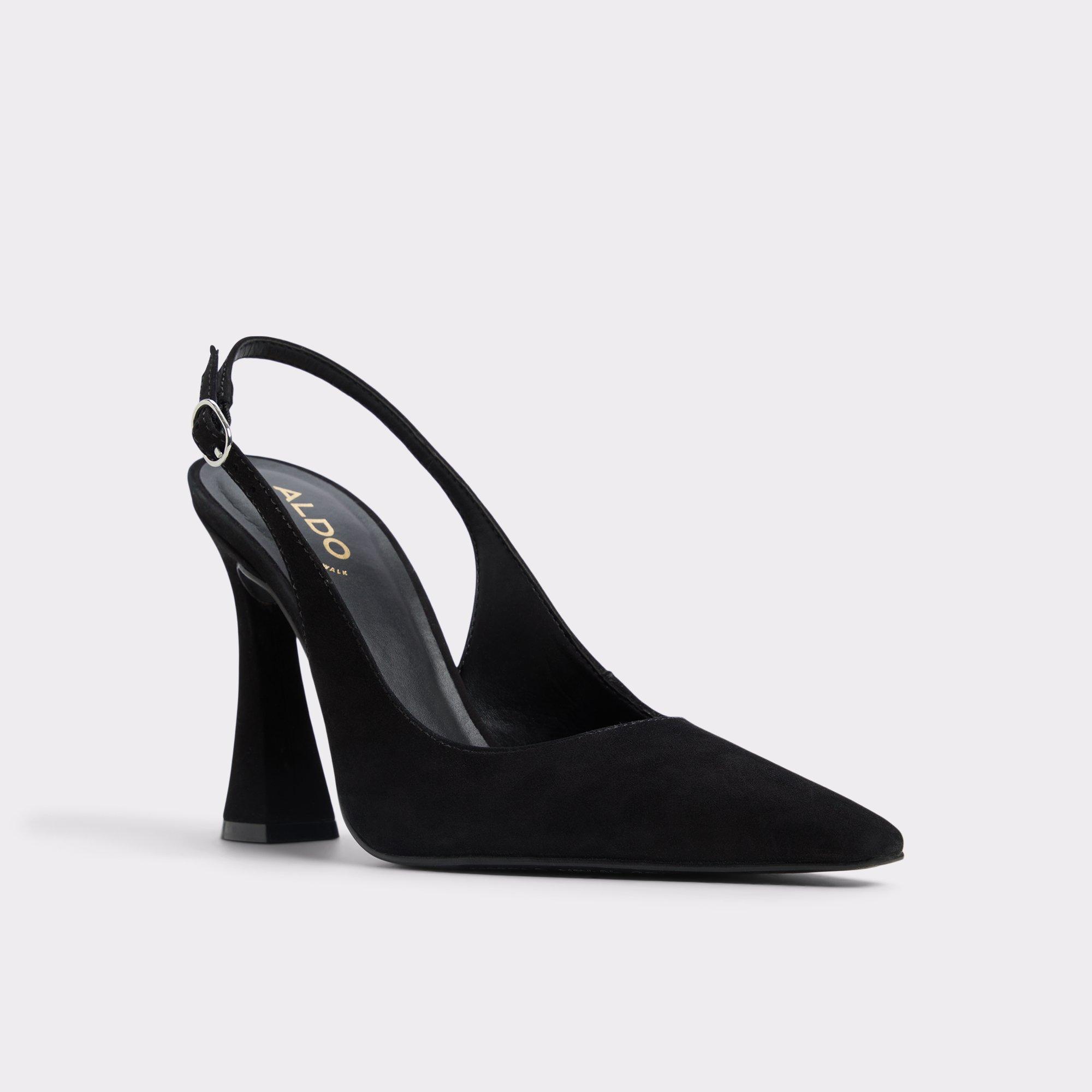 ALDO Daphnea - Women's Block Heel - Black, Size 6.5 Product Image