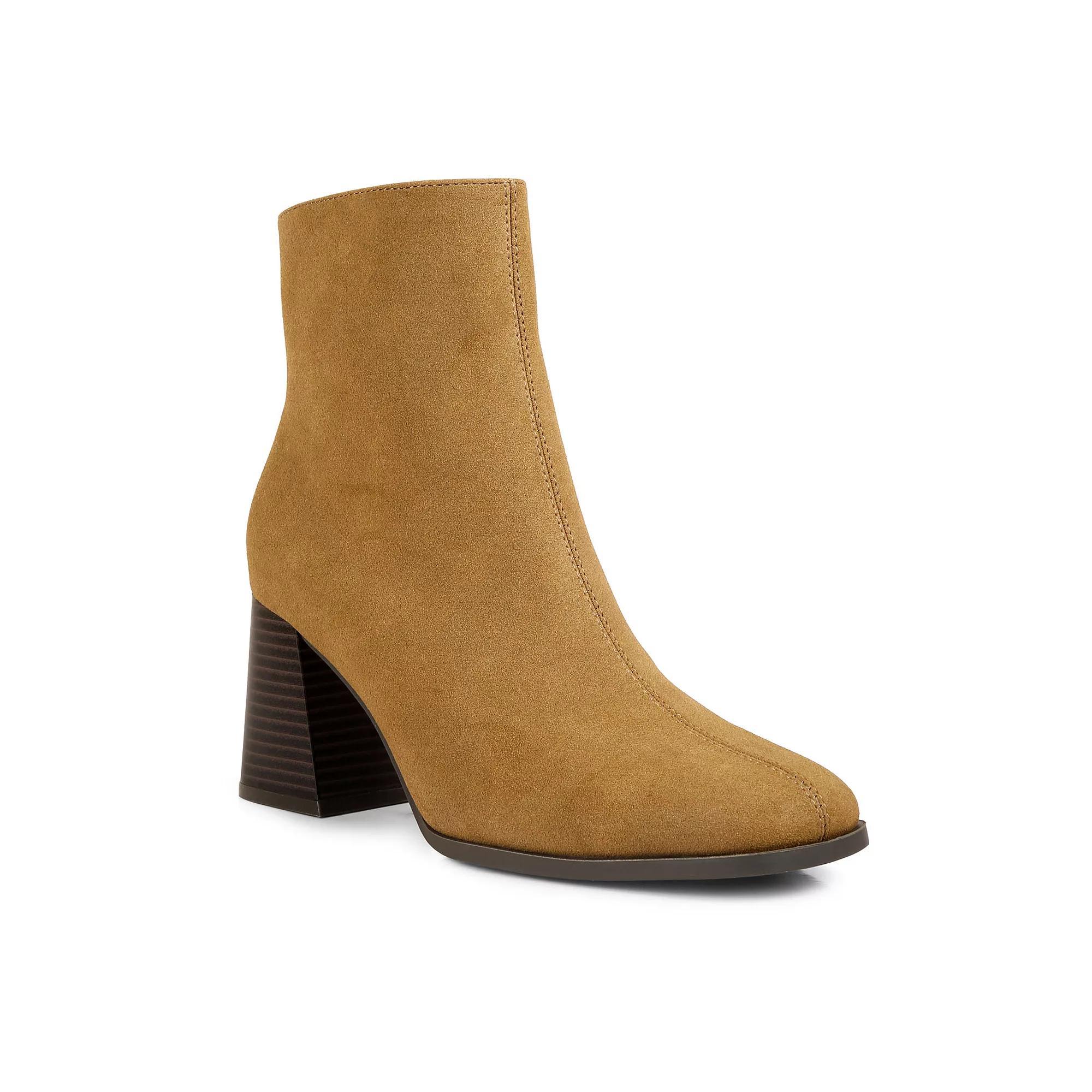 London Rag Cut Out Women's Block Heel Chelsea Boots, Size: 10 Product Image