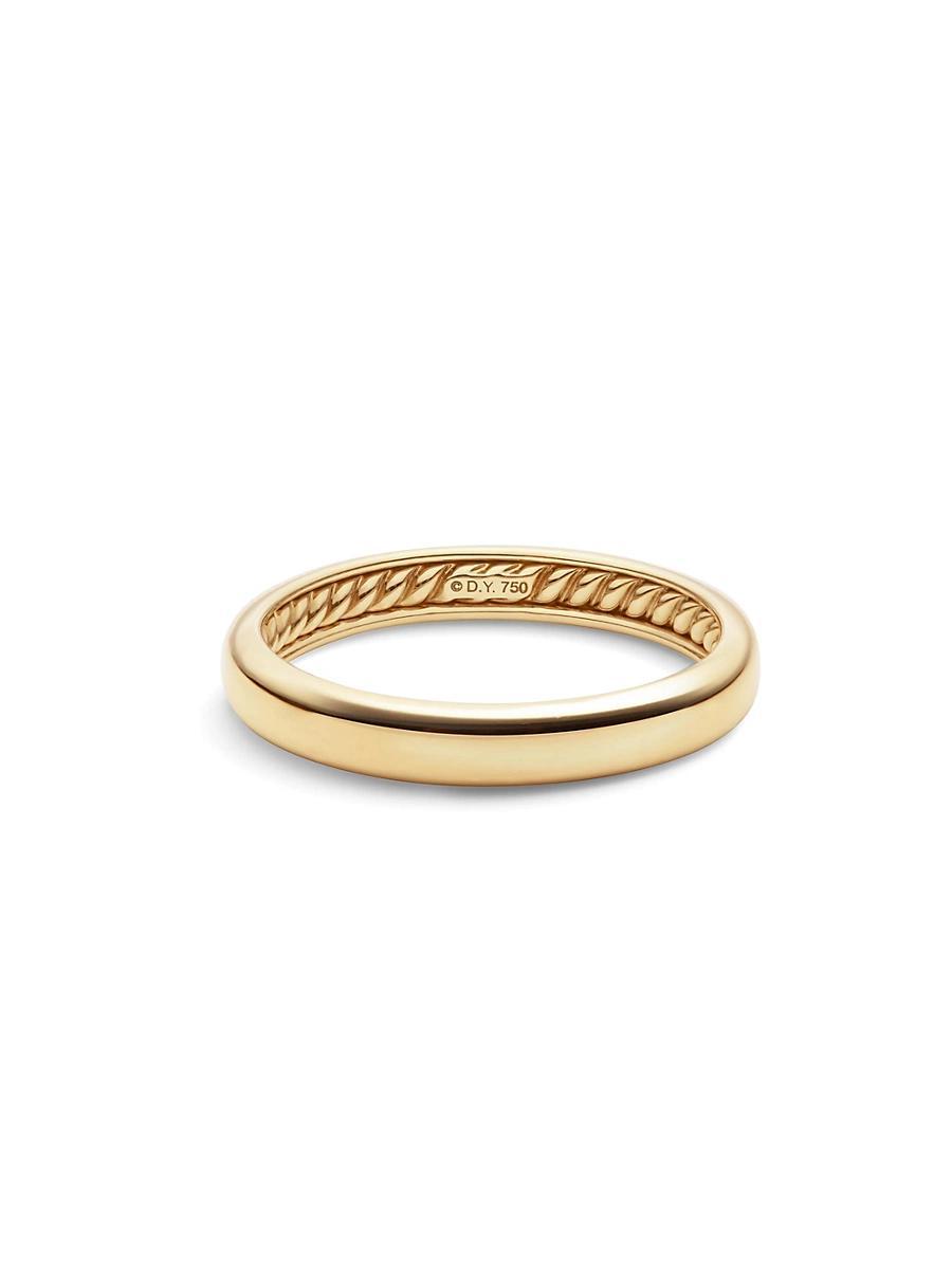 David Yurman Mens 18K Yellow Gold Classic Band Product Image