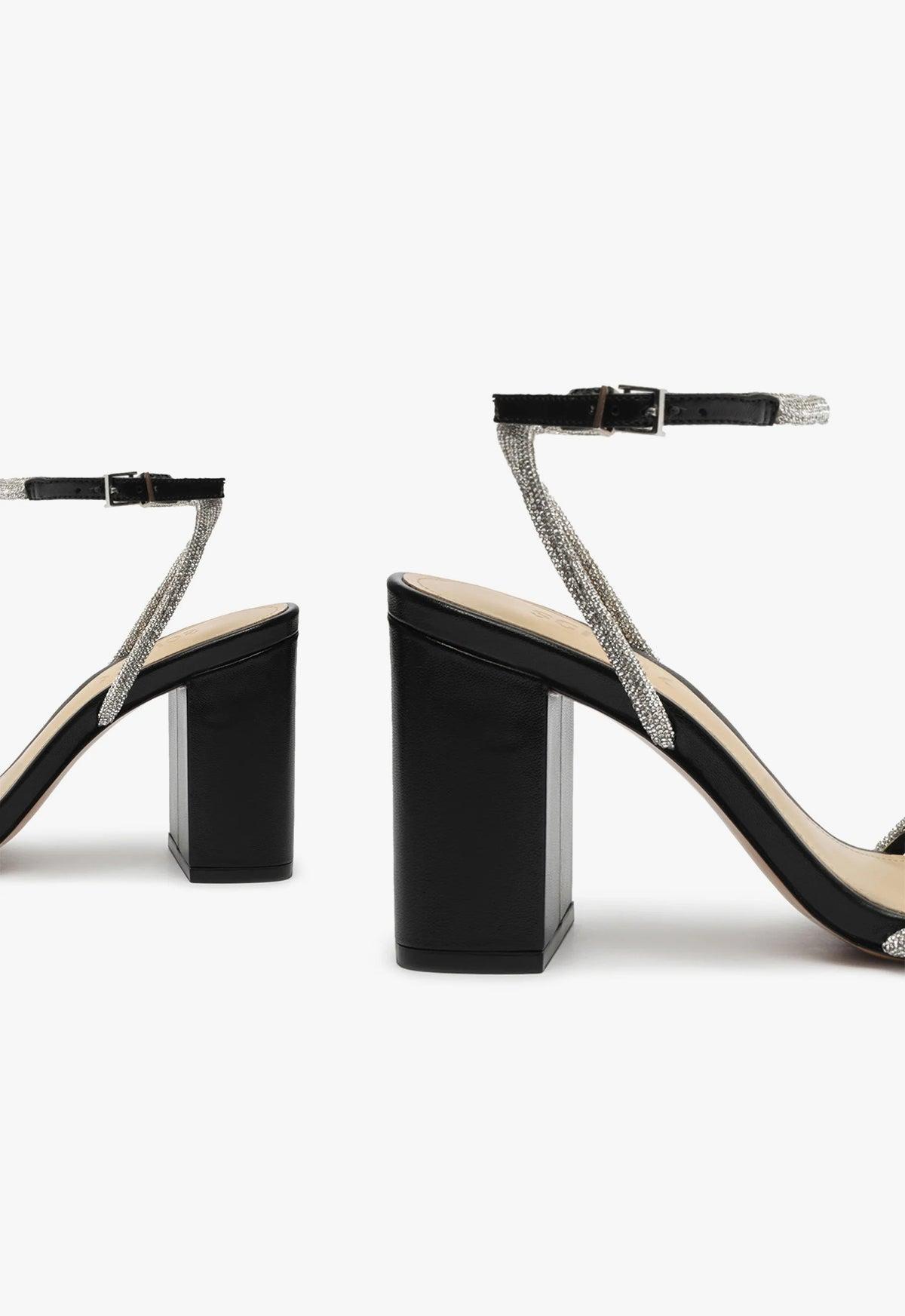 Jewell Block Leather Sandal Product Image