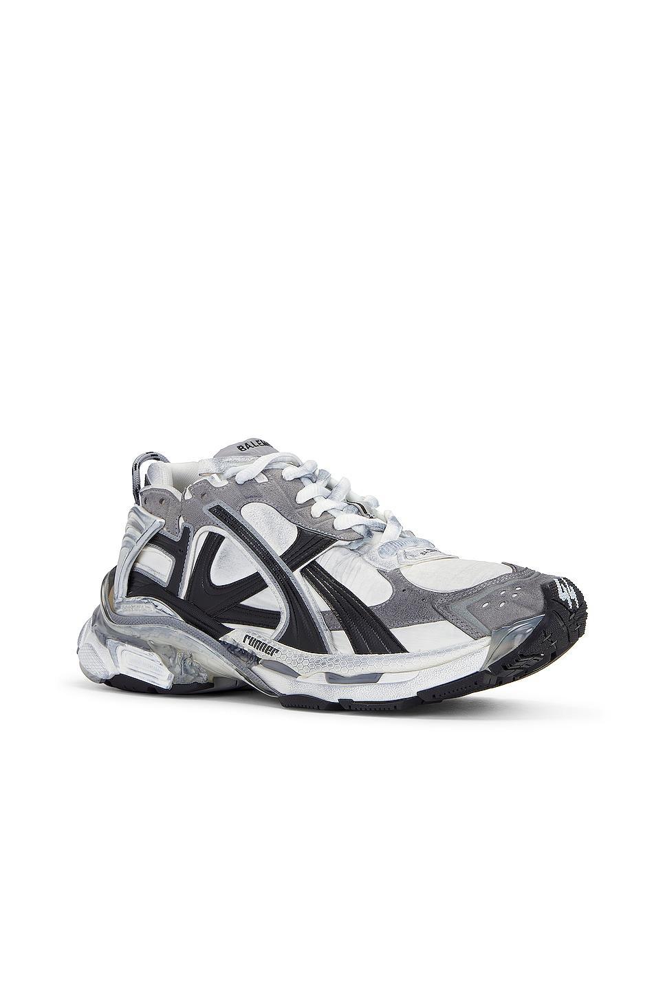 Balenciaga Runner Sneaker in White Product Image